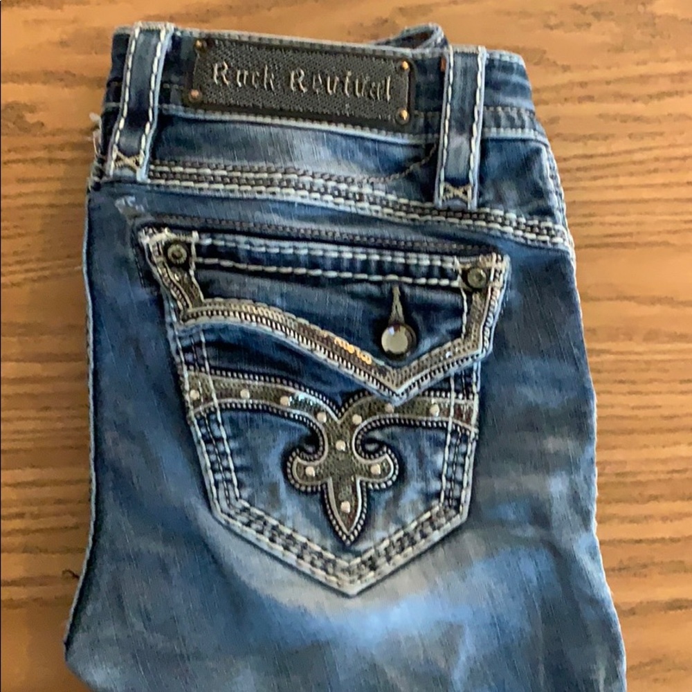 Size 28 Skinny Rock Revival Jeans
